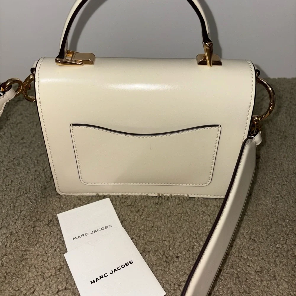 Marc Jacobs Downtown Top Handle Bag - Cream - Never Worn - Picture 3 of 4